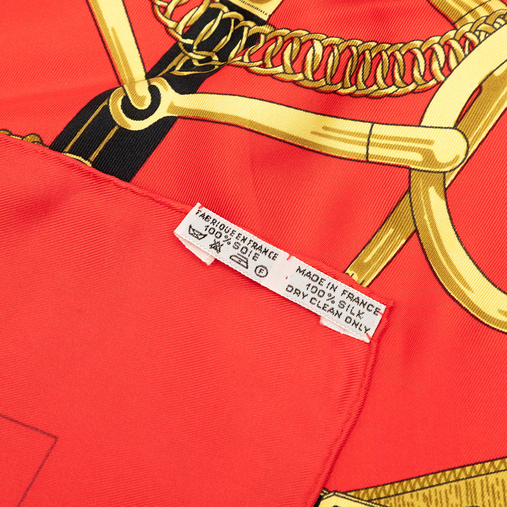 Pre-Loved Hermes Eperon d Or Silk Scarf 90 - Picture 5 of 7